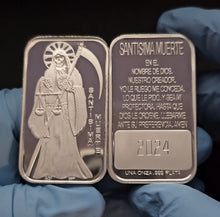 Load image into Gallery viewer, BEX Minting Santisima Muerte Silver Art Bars 2024