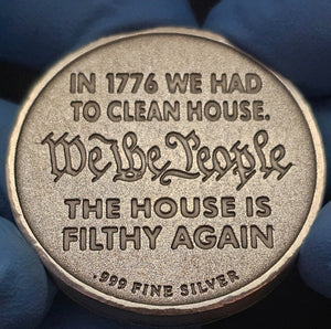 We The People BEX Minting Hand Poured silver 2 oz