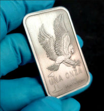 Load image into Gallery viewer, Una Onza Silver Art Bar, Antique Finish 1 Troy Ounce 999 Fine Silver - BEX Coin Minting
