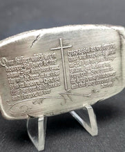 Load image into Gallery viewer, Hand Poured &amp; Pressed Silver Studio Bar, Christs Crucifixion 999 Fine