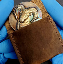Load image into Gallery viewer, Every day carry leather pouch for silver art rounds