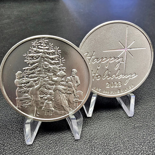 BEX Coin Mint Christmas 2023 Collection - Christmas Tree 999 Silver