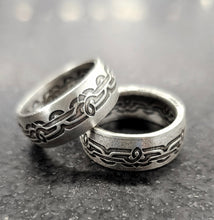 Load image into Gallery viewer, BEX Celtic 999 Silver Coin Rings