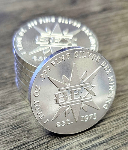 Stackable silver rounds .999 fine