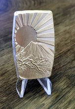 Load image into Gallery viewer, BEX Poured and Pressed Studio Bar, Mount Fuji .999 Silver