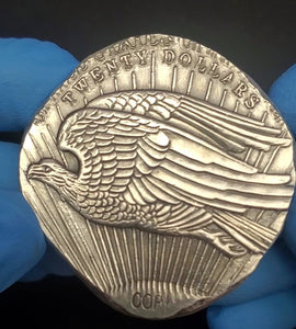 Hand Poured pressed silver ingot 999 silver 