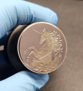 Vintage Unicorn Coining Die, date range mid 1990s - Original Golden State Mint
