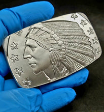 Load image into Gallery viewer, BEX Incused Indian 5 oz bullion bars