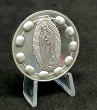 Load image into Gallery viewer, BEX Coin Mint Rosary Silver Art Round